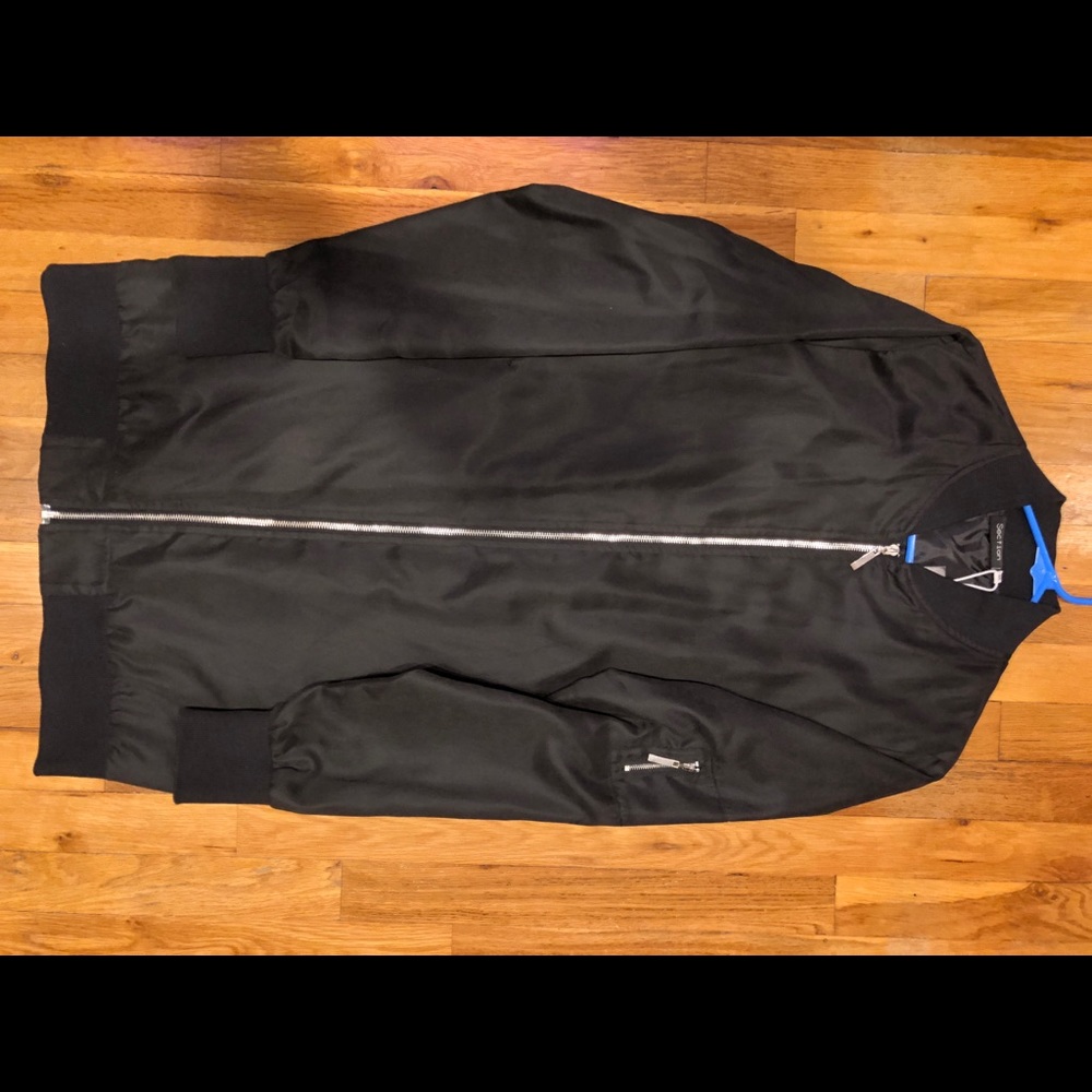 Section Elongated Bomber Jacket - image 1
